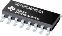 Datasheet Texas Instruments CD74HC40103QM96Q1