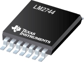 Datasheet Texas Instruments LM2744MTC/NOPB
