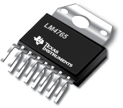 Datasheet Texas Instruments LM4765T/NOPB