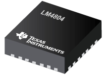 Datasheet Texas Instruments LM4804LQ/NOPB