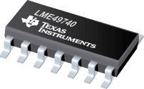 Datasheet Texas Instruments LME49740MAX/NOPB