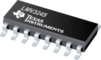 Datasheet Texas Instruments LMV324SIDR