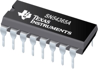 Datasheet Texas Instruments SN54365AJ