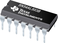Datasheet Texas Instruments SNJ54ALS03BJ