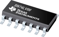 Datasheet Texas Instruments SN74LV00PWLE