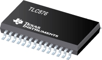 Datasheet Texas Instruments TLC876CPW