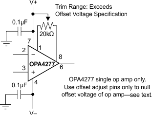 OPA4277_offset_voltage_trim_circuit_sbos714.gif