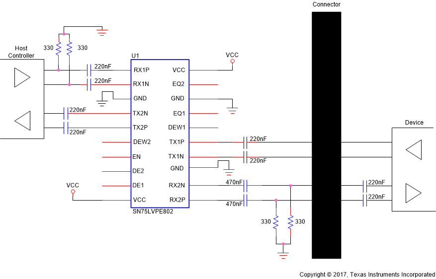 SN75LVPE802 pcie_schematic.gif