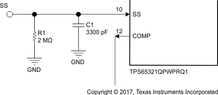 TPS65321-Q1 tps65321-q1-passive-discharge-schematic.gif
