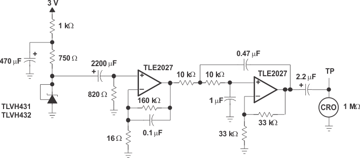 TLVH431B-EP test-circuit-for-eqivalent-noise-voltage-slvsff4.gif