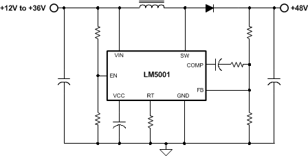 LM5001 LM5001-Q1 20215701.gif