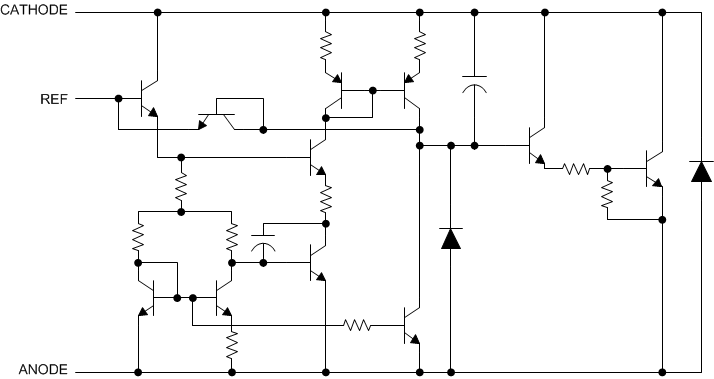 TL431LI-Q1 TL432LI-Q1 simplified_schematic.gif