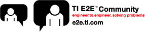 E2E http://www.ti.com/e2e-community