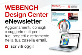 WEBENCH Design Center eNewsletter