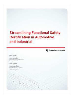 functional safety certification in automotive and industrial application note