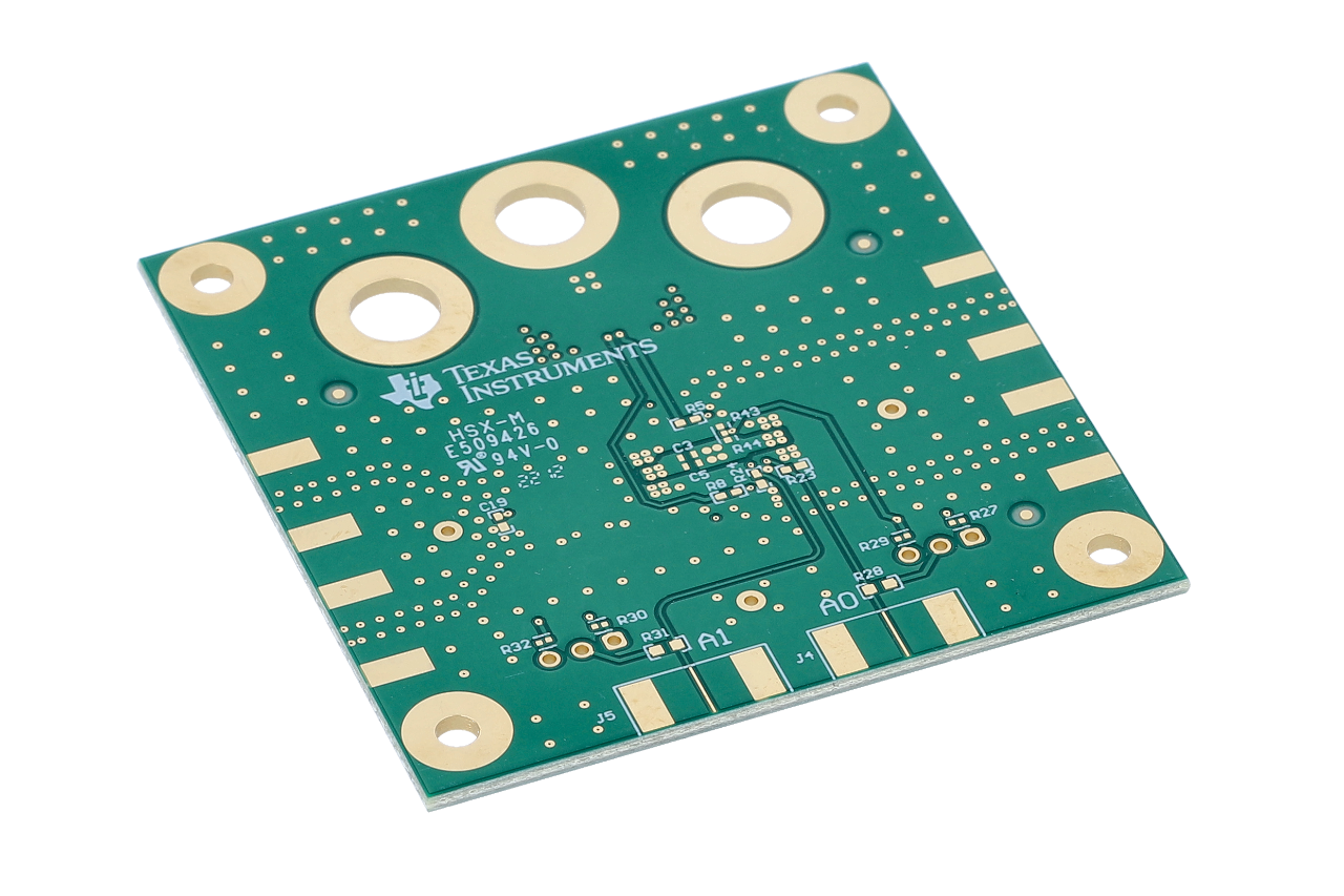 DEM-OPA-RGV-EVM Unpopulated evaluation module for high-speed high-output current amplifiers in VQFN package angled board image