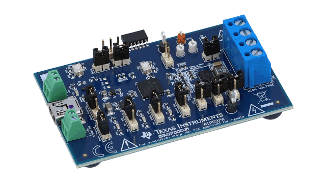 DRV2700EVM DRV2700EVM - High Voltage Piezo Driver with Integrated Boost Converter Evaluation Module angled board image
