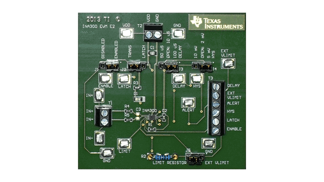 INA300EVM INA300-Evaluierungsmodul top board image