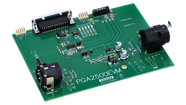 PGA2500EVM PGA2500 Evaluation Module angled board image