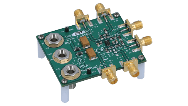 THS3062EVM THS3062 evaluation module angled board image