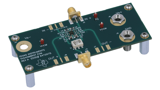 THS4508EVM THS4508-Evaluierungsmodul angled board image