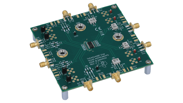 THS4524EVM THS4524 evaluation module angled board image
