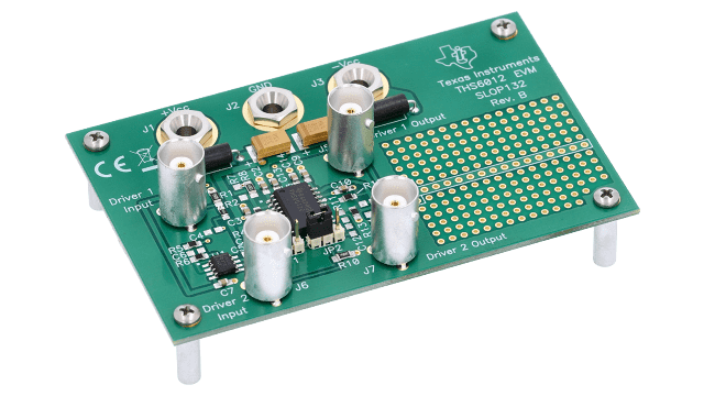 THS6012EVM THS6012 High Speed Amplifier Evaluation Modules angled board image