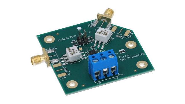 THS6212EVM THS6212 Evaluation Module angled board image