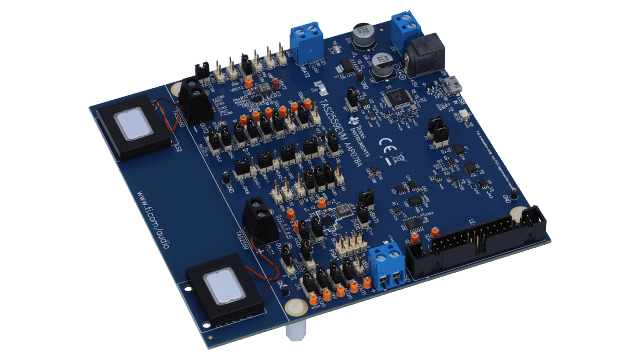 TAS2559EVM TAS2559 Amplifier with Integrated Boost Converter and Programmable Digital Signal Evaluaton Module angled board image