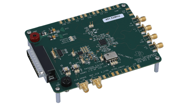 CDC7005QFN-EVM CDC7005 QFN Package Evaluation Module angled board image