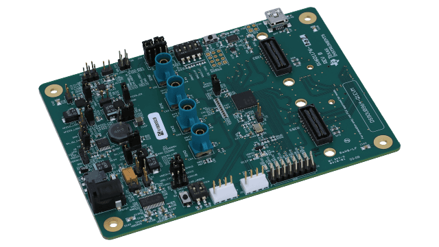 DS90UB964-Q1EVMTDA FPD-Link III Camera Hub Deserializer Evaluation Module With TDA3x Support angled board image