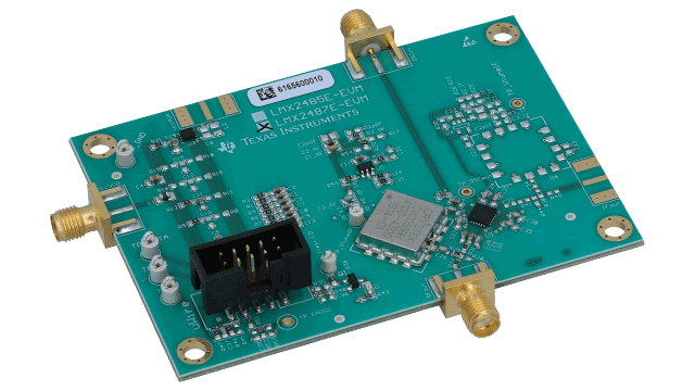 LMX2487E-EVM LMX2487E Evaluation Module angled board image