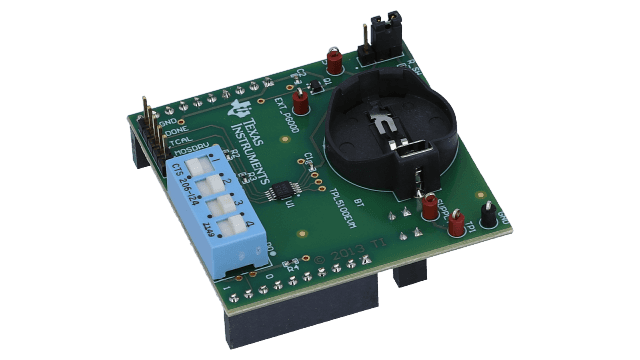 TPL5100EVM Evaluation Module for Nano Power Programmable Timer with Power Gating Functionality angled board image