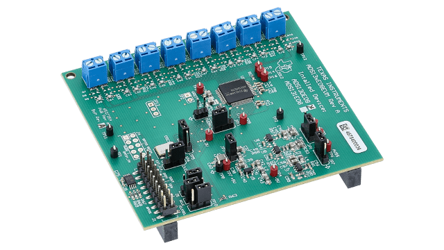 ADS130E08EVM-PDK ADS130E08 Performance Demonstration Kit angled board image