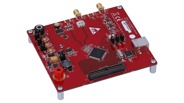 ADS5400EVM ADS5400 12-bit, 1.0-GSPS Analog-to-Digital Converter Evaluation Module angled board image