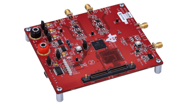 ADS5402EVM ADS5402 evaluation module for dual channels up to 800 MSPS angled board image