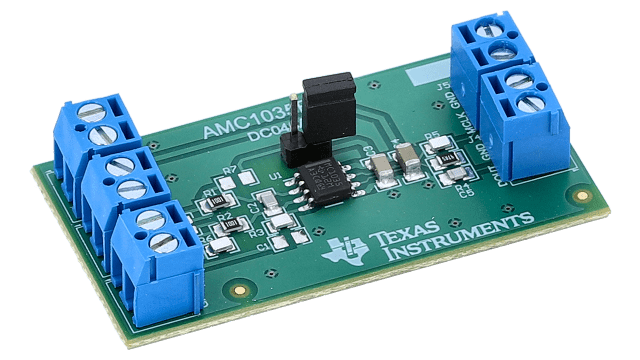 AMC1035EVM AMC1035 evaluation module angled board image