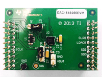 DAC161S055EVM 16-bit 1 Channel Digital to Analog Converter Evaluation Module top board image