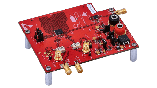 DAC3152EVM Módulo de evaluación del convertidor digital a analógico DAC3152 de dos canales, 10 bits y 500 MSPS angled board image