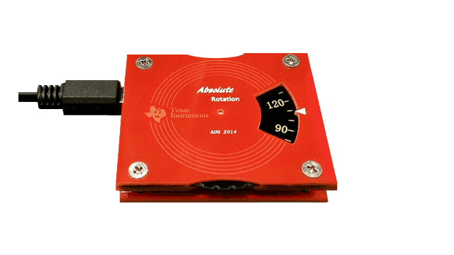 LDC1314DIAL-EVM LDC1314 電感數位轉換器評估模組：1 度轉盤 top board image
