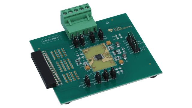 LMP92066EVM LMP92066EVM Evaluation Module for Dual, Temperature Controlled DAC with Integrated EEPROM angled board image
