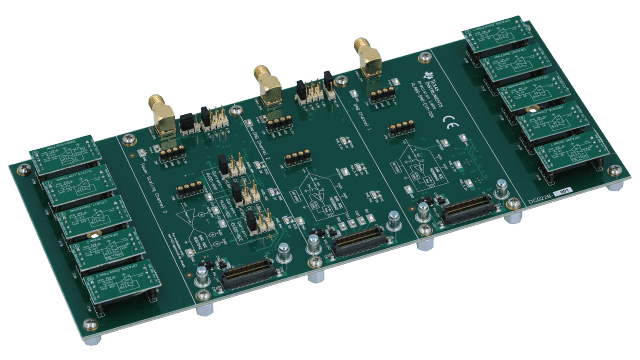 PLABS-SAR-EVM-PDK TI Precision Labs SAR（逐次比較型）ADC の評価モジュール・パフォーマンス・デモ・キット（PDK） angled board image