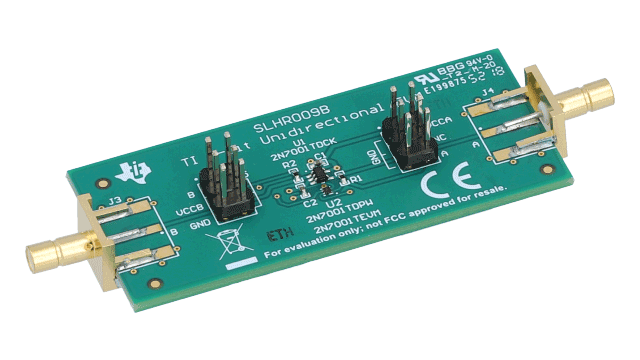2N7001TEVM 2N7001T Evaluation Module for the Unidirectional Translation Device angled board image