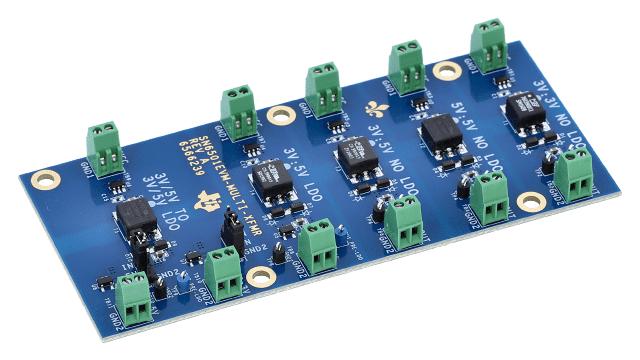SN6501-MULXFMR-EVM 適用於隔離式電源的 SN6501 變壓器驅動器評估模組 angled board image