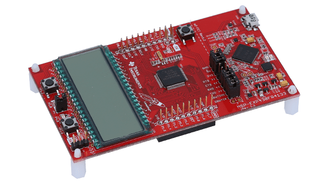 MSP-EXP430FR4133 MSP430FR4133 LaunchPad Development Kit angled board image