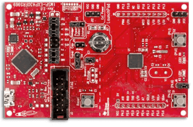MSP-EXP430FR5969 <p>MSP430FR5969 LaunchPad&trade; development kit</p> top board image