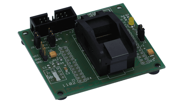 MSP-TS430DL48 MSP430 48 ピン・ソケット・ターゲット・ボード angled board image