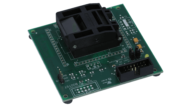 MSP-TS430PM64 MSP-TS430PM64 - 适用于 MSP430F1x、MSP430F2x 和 MSP430F4x MCU 的 64 引脚目标开发板 angled board image