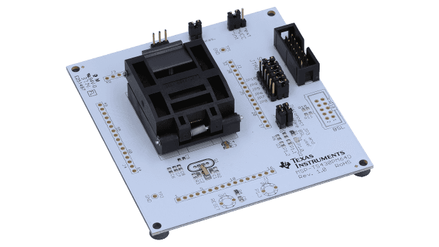 MSP-TS430PM64D MSP430 64-pin FRAM Target Socket Board angled board image