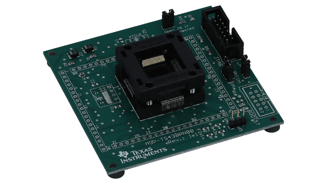 MSP-TS430PN80 MSP-TS430PN80 - 80-pin Target Development Board for MSP430F2x and MSP430F4x MCUs angled board image
